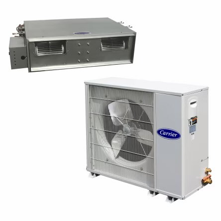 Concealed Air Conditioner Carrier 5 Ton 60,000 BTU 220V Hot/Cold